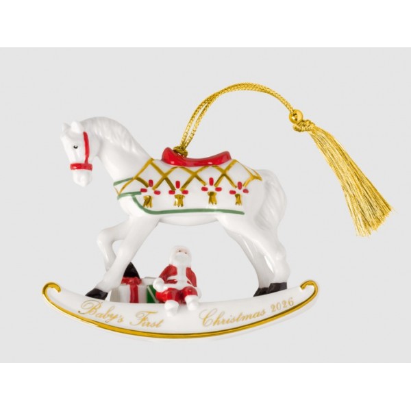 Christmas Classics addobbo cavallo a dondolo